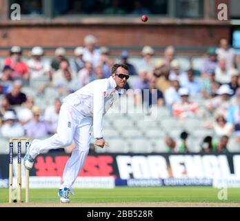 Le Graeme Swann d'Angleterre en action Banque D'Images