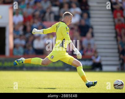 Ryan Allsop, gardien de but de Bournemouth Banque D'Images