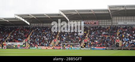 Vue générale sur les fans de Coventry City Banque D'Images