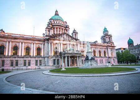 Hôtel de ville de Belfast, Irlande du Nord, Royaume-Uni Banque D'Images