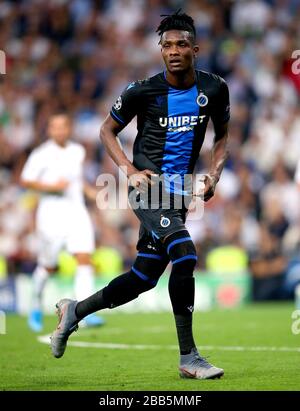 Club Brugge's Simon Deli en action Banque D'Images