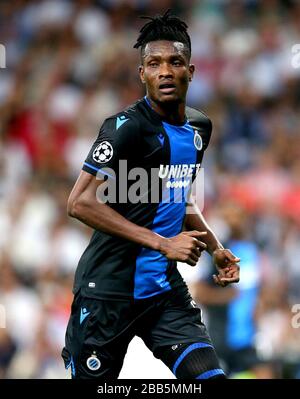 Club Brugge's Simon Deli en action Banque D'Images