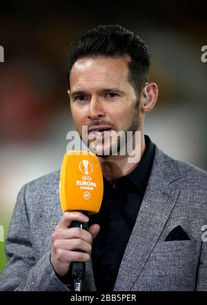 BT Sport pundit Matt Jarvis Banque D'Images