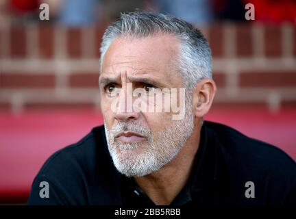 Kidderminster Harriers, gestionnaire John Pemberton Banque D'Images