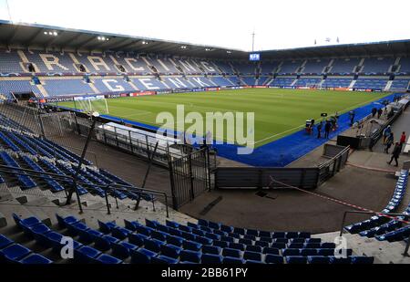 Vue générale depuis l'intérieur du sol avant le match Banque D'Images