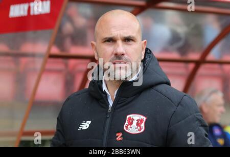 L'entraîneur-chef de Leyton Orient Carl Fletcher Banque D'Images