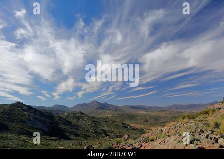 Paysages à proximité de Kharkams, près de Kammieskroon, à Namaqualand, au nord du Cap, en Afrique du Sud Banque D'Images