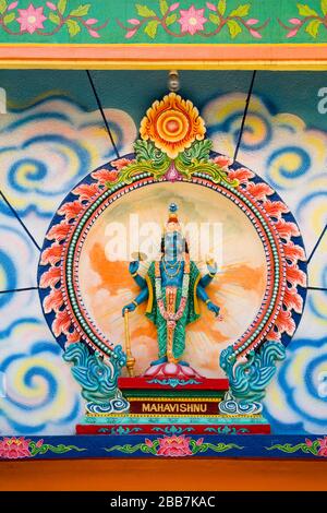 Chua Ba Mariamman temple hindou, Ho Chi Minh Ville (Saigon), Vietnam, Asie Banque D'Images