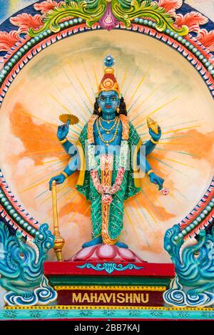 Chua Ba Mariamman temple hindou, Ho Chi Minh Ville (Saigon), Vietnam, Asie Banque D'Images