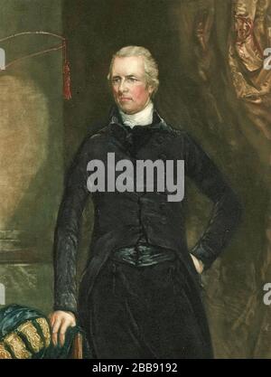 WILLIAM PITT LE JEUNE (1759-1806) homme d'État conservateur anglais vers 1804 Banque D'Images