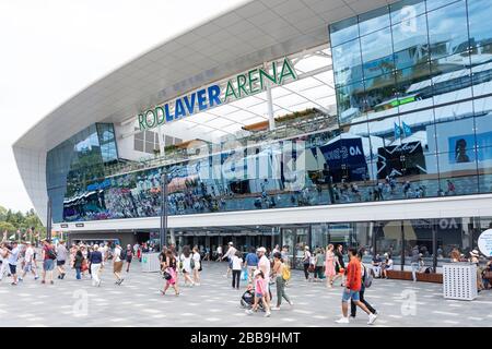 Rod laver Arena au tournoi de tennis Melbourne Open 2020, City Central, Melbourne, Victoria, Australie Banque D'Images