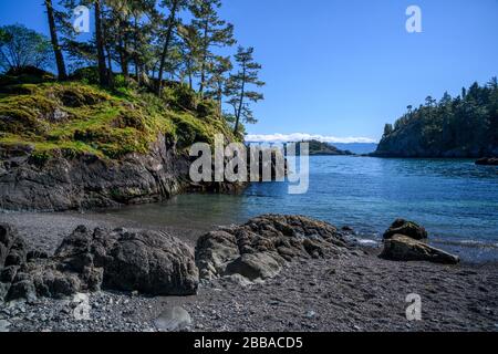 East Sooke Park, Sooke, île de Vancouver, C.-B., Canada Banque D'Images