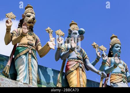 Temple de Sri Srinivasa Perumal, district de Little India, Singapour, Asie Banque D'Images