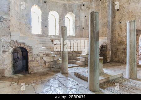 L'ancienne ville de Myra St demre quartier de la ville d'Antalya Turquie Église de Saint-Nicolas. Banque D'Images