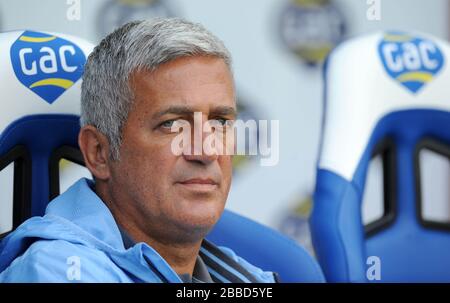 Lazio Manager Vladimir Petkovic avant la saison, amical à Selhurst Park, dans le sud de Londres. Banque D'Images