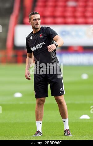 Charlton Athletic, responsable des sciences du sport Laurence Bloom Banque D'Images