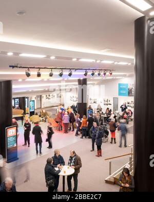 Le foyer d'Arnhem. Fairfield Halls, Croydon, Royaume-Uni. Architecte: MICA, 2019. Banque D'Images