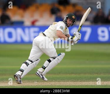 L'Australie A Matthew Wade dans la lutte contre le Gloucestershire. Banque D'Images