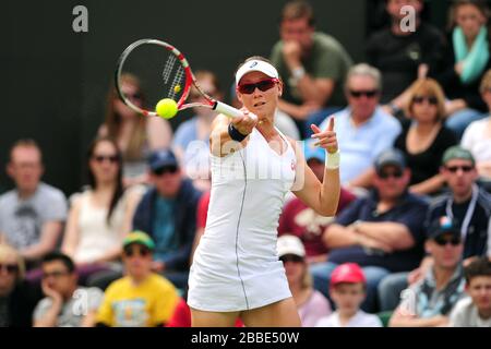 Samantha Stosur en Australie contre Anna Schmiedlova en Slovaquie Banque D'Images