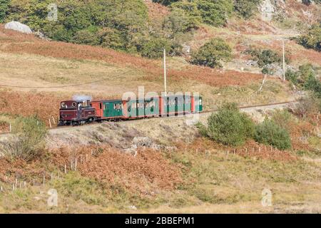 Le chemin de fer Ffestiniog en 2010 Banque D'Images