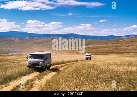 Russie, Sibérie: Île Olkhon. Banque D'Images