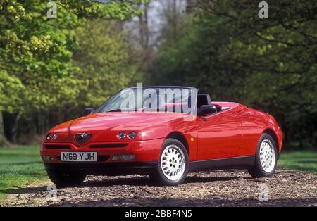 1996 Alfa Romeo Spider Twin Spark. Banque D'Images