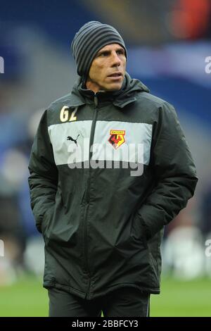 Le directeur de Watford Gianfranco Zola Banque D'Images