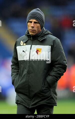 Le directeur de Watford Gianfranco Zola Banque D'Images