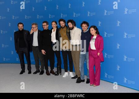 Photo et conférence de presse de FAVOLACCE lors du Festival du film Berlinale 2020. Banque D'Images