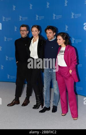 Photo et conférence de presse de FAVOLACCE lors du Festival du film Berlinale 2020. Banque D'Images