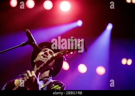 Frederiksberg, Danemark. 28 février 2019. Le chanteur, compositeur et musicien américain Jason Mraz réalise un concert en direct à KB Hallen à Frederiksberg, Copenhague. (Crédit photo: Gonzales photo - Lasse Lagoni). Banque D'Images