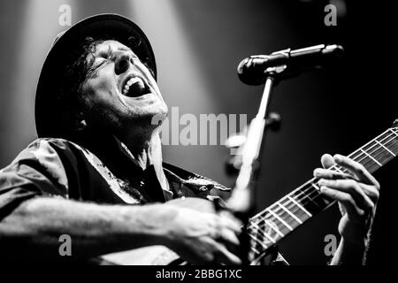 Frederiksberg, Danemark. 28 février 2019. Le chanteur, compositeur et musicien américain Jason Mraz réalise un concert en direct à KB Hallen à Frederiksberg, Copenhague. (Crédit photo: Gonzales photo - Lasse Lagoni). Banque D'Images