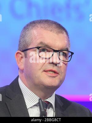Martin Hewitt est président du Conseil national des chefs de police et a pris la parole à leur conférence de février 2020. Banque D'Images