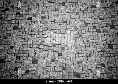 Carreaux de Verre fait main dans les fortifications urbaines, décoration et de construction Banque D'Images