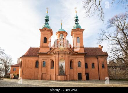 Église Saint-Laurent sur la colline de Petrin à Prague, République tchèque Banque D'Images