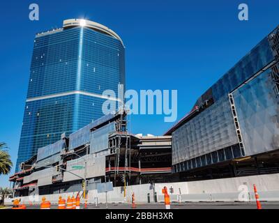 Las Vegas, 30 MARS 2020 - site de construction du Drew Las Vegas Banque D'Images