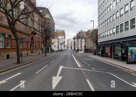 Belfast, Irlande du Nord, Royaume-Uni.31 mars 2020. Andersonstown Belfast, Antrim, Royaume-Uni., . Covid19: Les rues vides à Belfast pendant Rushhhhhhhhour crédit: Bonzo/Alay Live News Banque D'Images