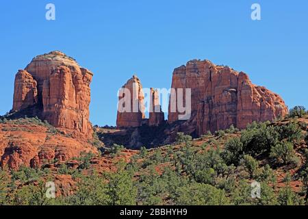 Cathedral Rock - Sedona, Arizona, États-Unis Banque D'Images