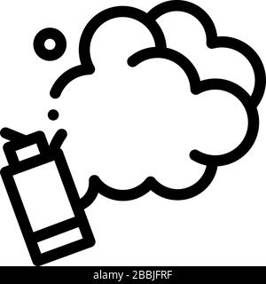 illustration du contour vectoriel de l'icône des bidons de gaz Illustration de Vecteur