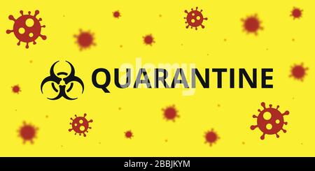 COVID-19 Coronavirus dans le monde. Roman Coronavirus (2019-nCoV) concept d'infographie vectorielle de quarantaine du coronavirus. Illustration de stock vectoriel simple Illustration de Vecteur