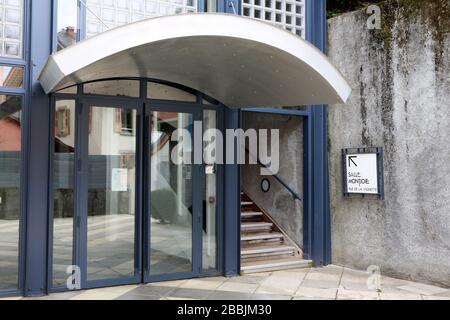 Théâtre Montjoie. Salle de spectacle. Saint-Gervais-les-bains. Haute-Savoie. France. Banque D'Images