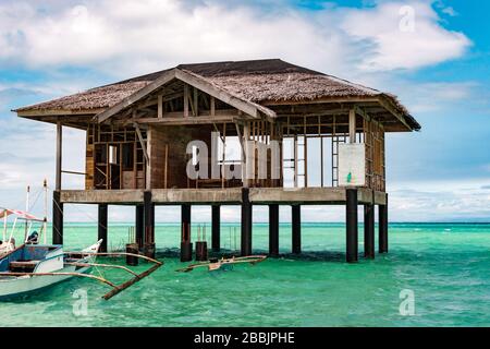 Manjuyod White Sandbar, Philippines, île Negros Banque D'Images