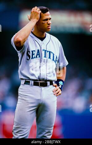 Alex Rodriguez des Seattle Mariners Banque D'Images