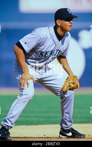 Alex Rodriguez des Seattle Mariners Banque D'Images