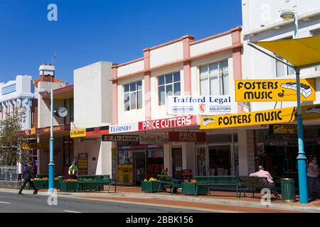 Wilmont Street, quartier central des affaires, Burnie City, Tasmanie, Australie Banque D'Images