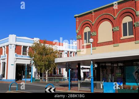 La rue Wilson, Burnie, Tasmanie, Australie Banque D'Images