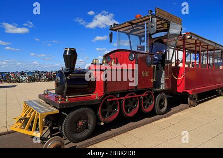 Train sur Busselton Jetty, Busselton, Australie occidentale Banque D'Images