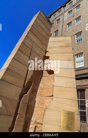 Settler's Monument, The Rocks, Sydney, New South Wales, Australia Banque D'Images