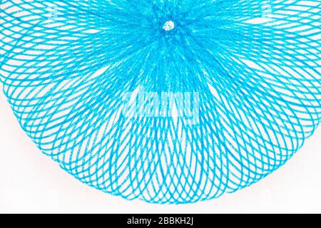 Les lignes de cercle bleu clair sont à l'arrière-plan. Dessin du stylet. Banque D'Images