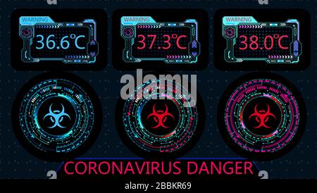 Covid-19. Diagnostics graphiques. Le coronavirus cause un SRAS sévère. Pandémie mondiale. Illustration vectorielle Illustration de Vecteur